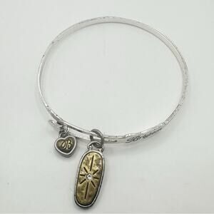 Brighton Art & Soul BELIEVE bangle Heart Charm Tag Bohemian Casual Jewelry Boho